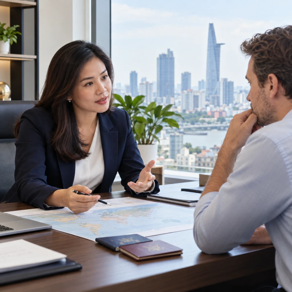 Divorce when a Vietnamese Citizen residing abroad without address