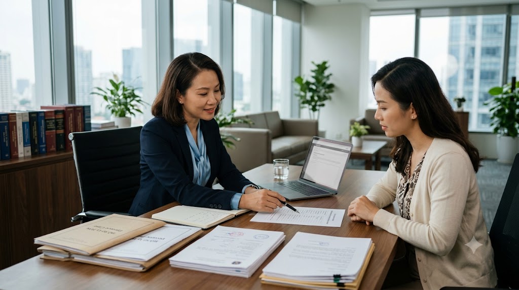 Parent preparing for Vietnam divorce with a child living overseas