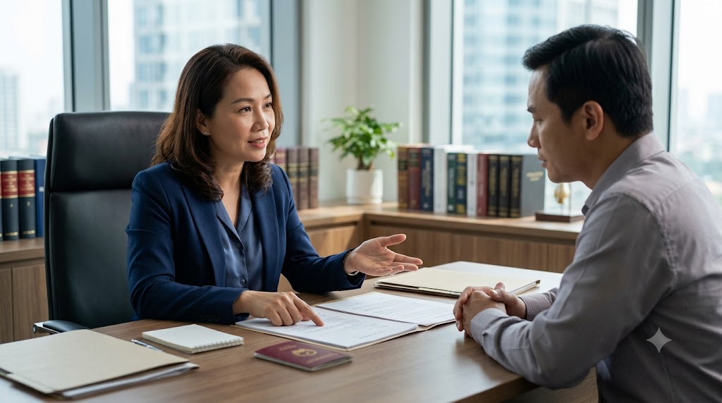 Lawyer assessing whether a child abroad must return to Vietnam for divorce proceedings