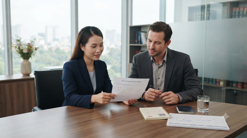 Legal consultation about children during divorce proceedings in Vietnam