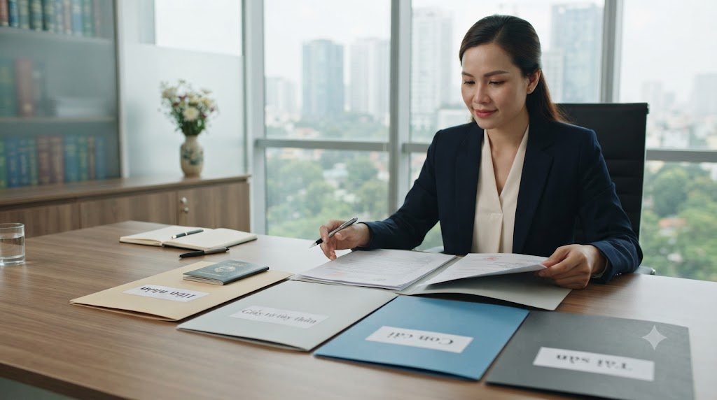 Documents commonly prepared for divorce involving a foreign spouse