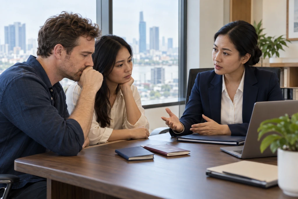 Divorce from a foreign national who is missing or whose whereabouts are unknown. — practical consultation and next steps