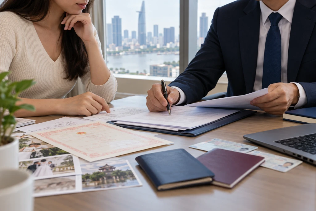 Divorce when both spouses are abroad but married in Vietnam: How to do it without flying back home — document preparation and legal review